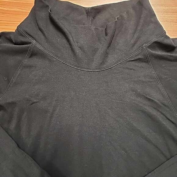 Athleta Take The Heat Turtleneck in Black HEAT-GENERATING Size XL #152477 - Picture 3 of 12
